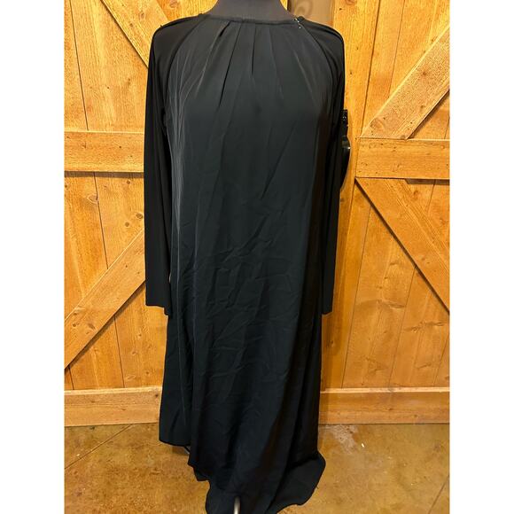 Women's Size 2 Middle Easter Dress Abaya Black GUC Palestinian - Picture 6 of 6
